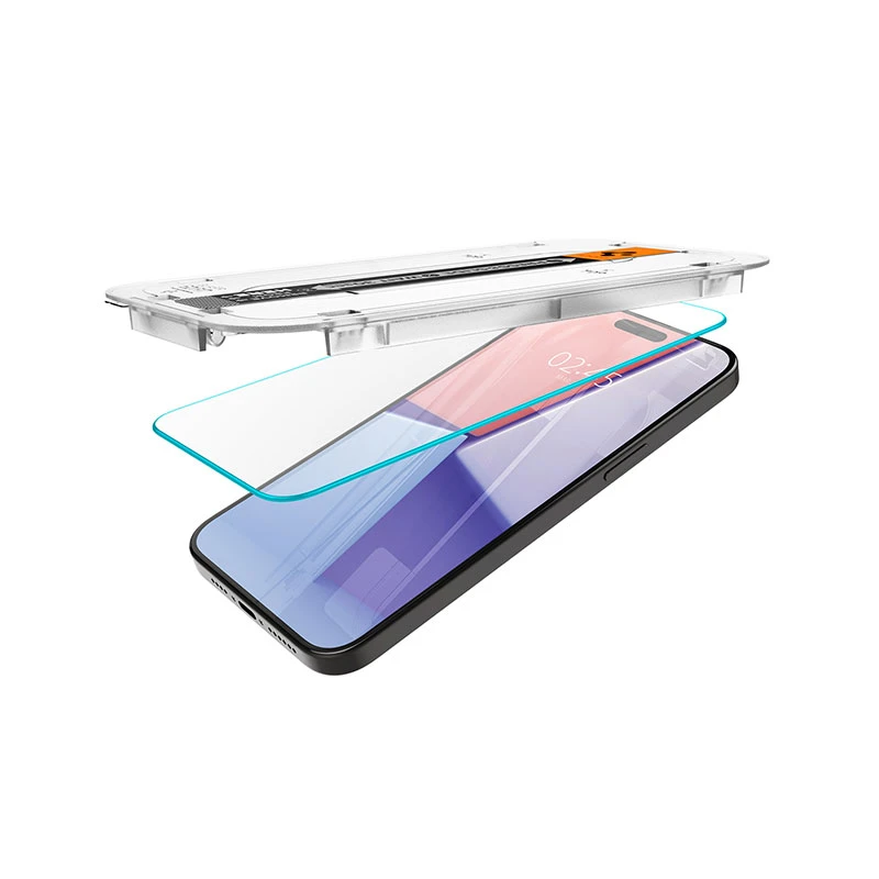 Spigen Glas tr EZ Fit Screen Protector for iphone 15 Pro Max