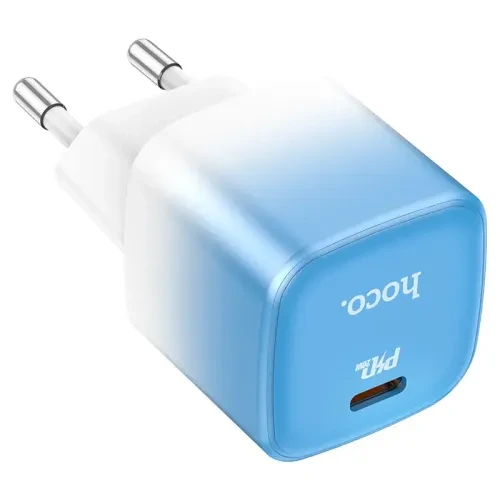Hoco C101A PD 20W Fast Mini Travel Charger Adapter with Type C to Lightning Cable