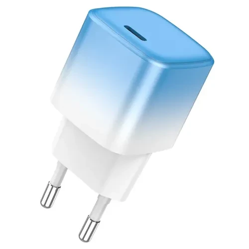 Hoco C101A PD 20W Fast Mini Travel Charger Adapter with Type C to Lightning Cable