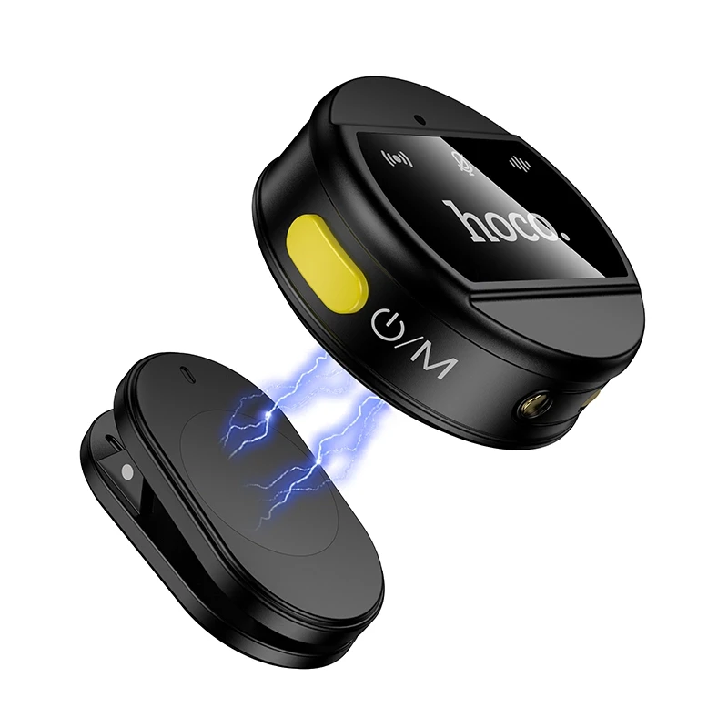 Hoco L22 Bright 2-in-1 Wireless Lavalier Microphone with Charging Case