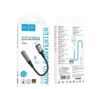HOCO LS36A Lightning to 3.5mm Female Digital Audio Converter Adapter for iPhone