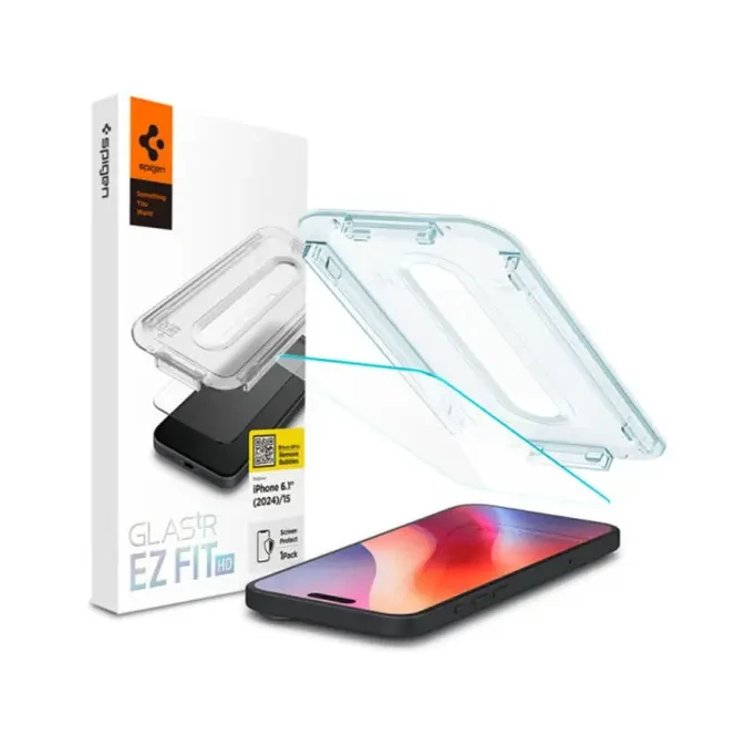 Spigen Glas tR EZ Fit Screen Protector for iphone 16 Pro